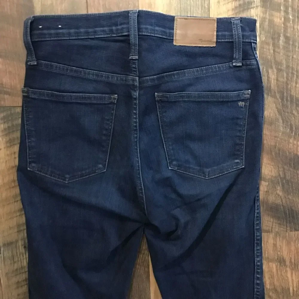Madewell dark wash jeans size 26 skinny inseam 29” denim casual